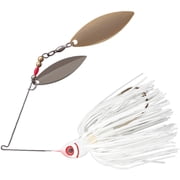 Booyah Counter Strike Spinnerbaits Double Willow Blade - 0.37 Oz - Snow White