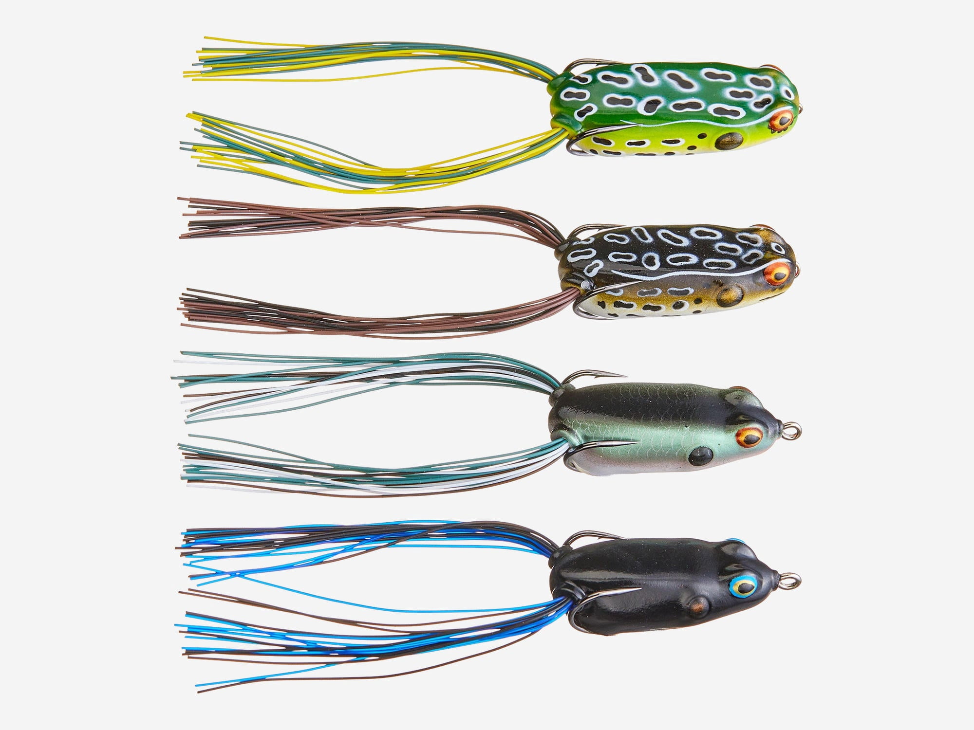 Booyah Frog 4 Pack Kit Assorted with Razor Sharp Hooks for Versatile ...