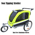 thumbnail image 1 of Booyah Large Pet Dog Stroller and Trailer - Green, 1 of 4