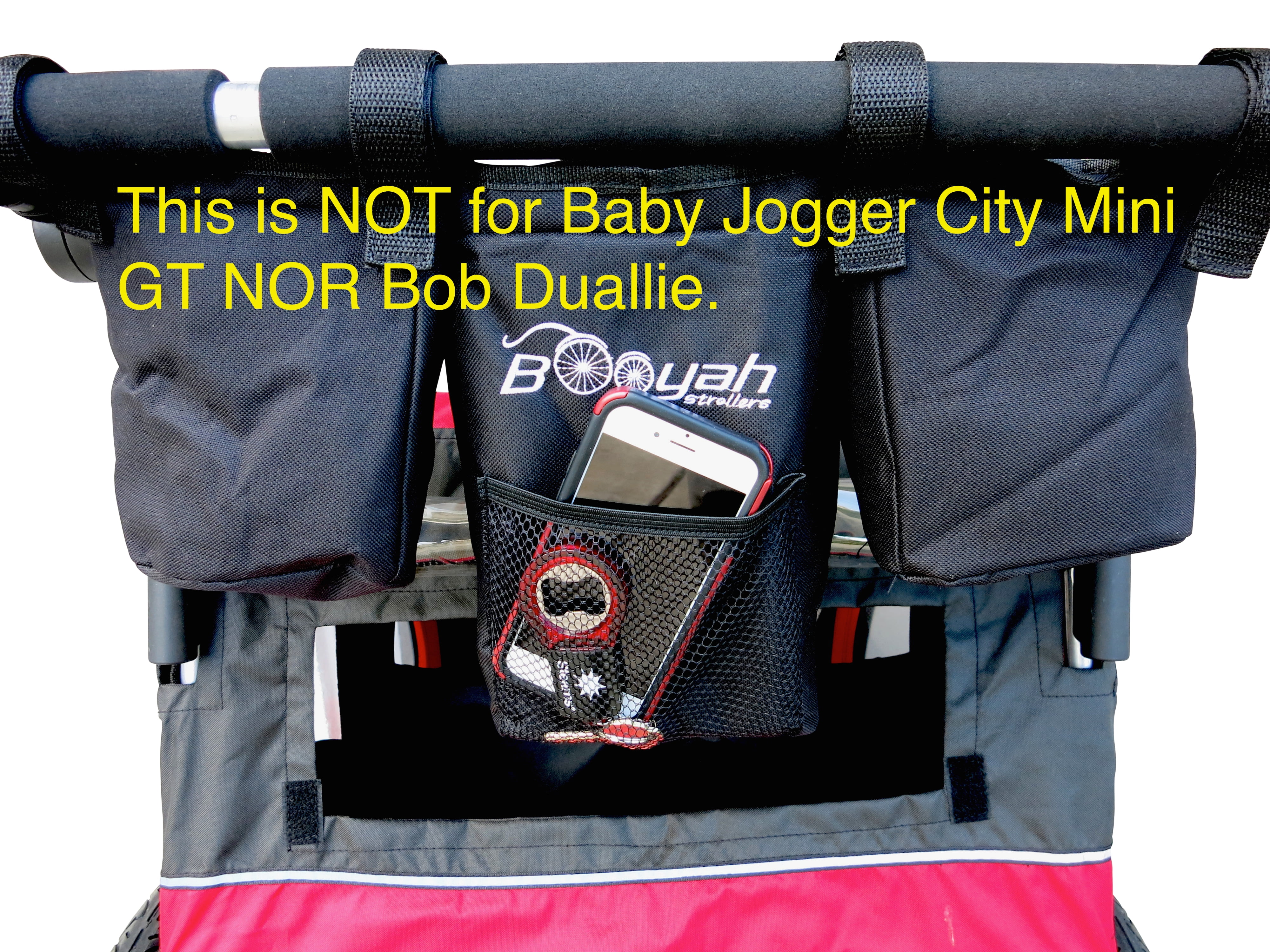 BOB Duallie Double Stroller Organizer With Cup Holders - Parent Console For  Bob Duallie & Baby Jogger Strollers Stroller Caddy