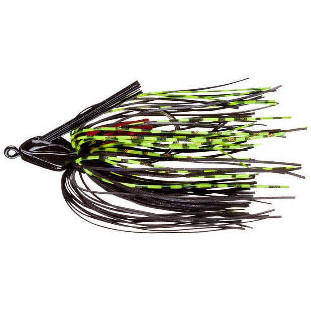 Booyah Swim'n Jig 1/2oz - Black/Black Chart