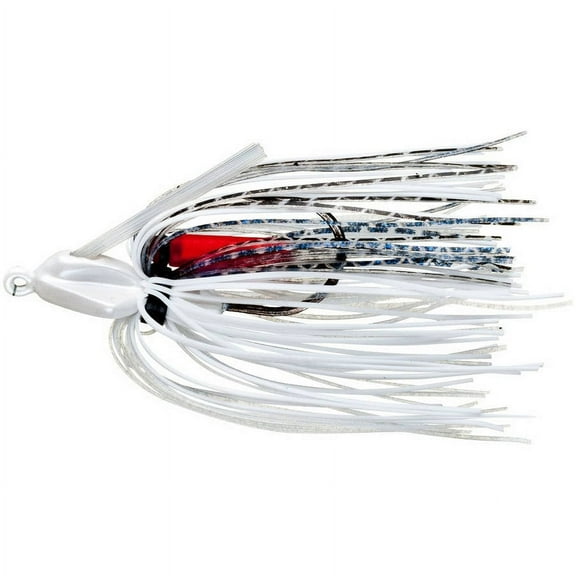 Booyah Swim'n Jig 3/8oz - White/White Shad