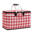 thumbnail image 1 of Booydeg Insulated Picnic Basket,Collapsible Cooler Bag,32L Grocery Basket with Lid,2 Sturdy Handles,Storage Basket for Picnic,Food Delivery,Take Outs,Market Shopping,Travel, 1 of 2
