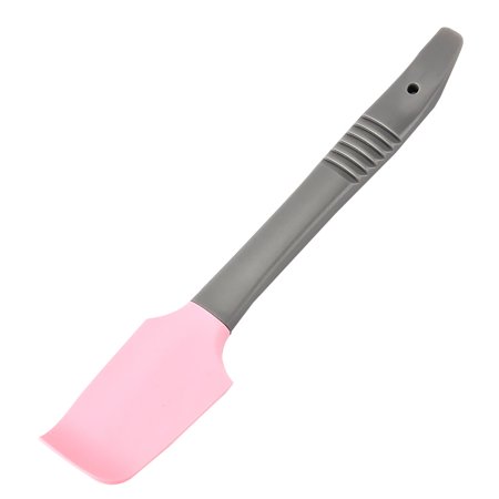 Booyoo Silicone Cake Spatula Heat-Resistant Cream Rubber Scraper Non-stick Kitchen Utensil for Mixing Baking, Pink