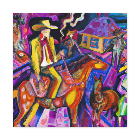 "Boozy Bar Fauvism" - Canvas
