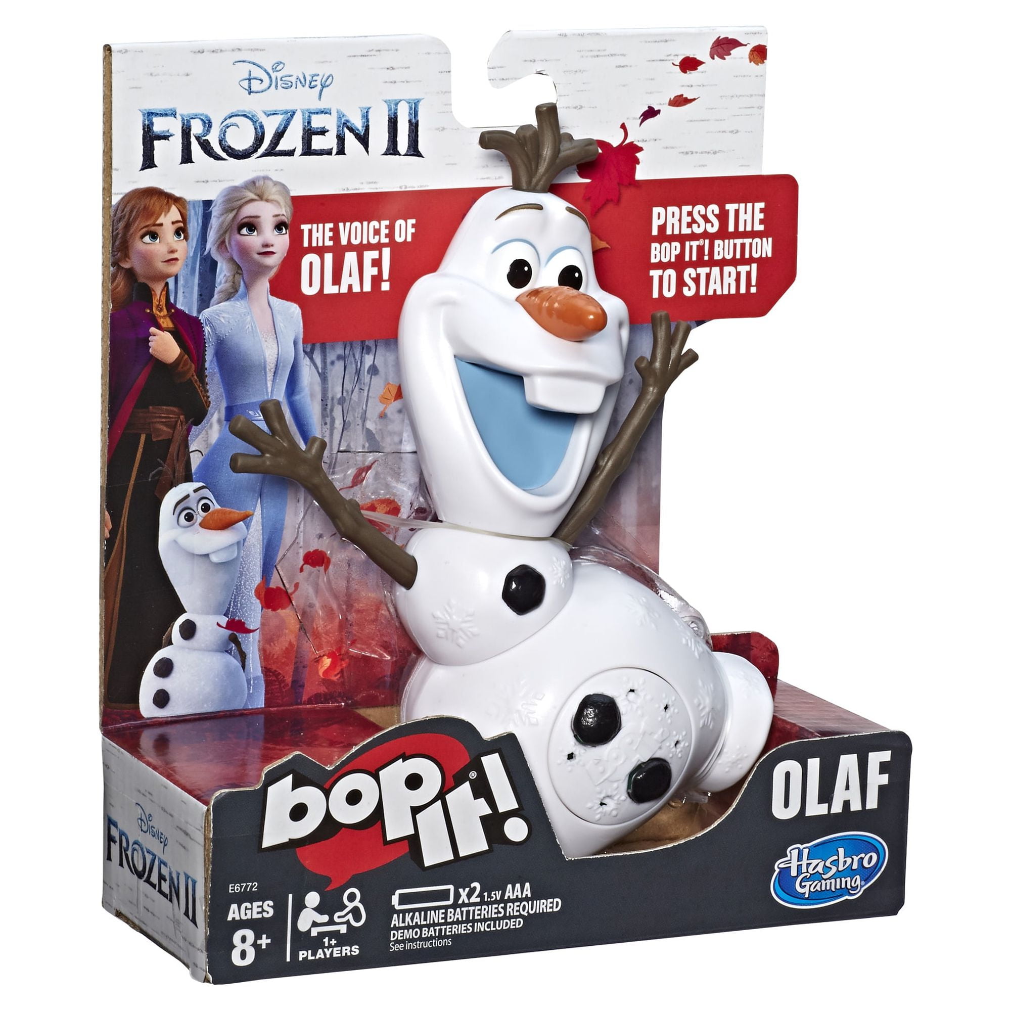 Bop It! Disney Frozen 2 Olaf Edition Electronic Game for Kids Ages 8 and up