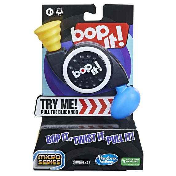 Bop It! Micro Series Electronic Game, Classic Bop It! Gameplay in a Compact Size, Easter Basket Stuffers