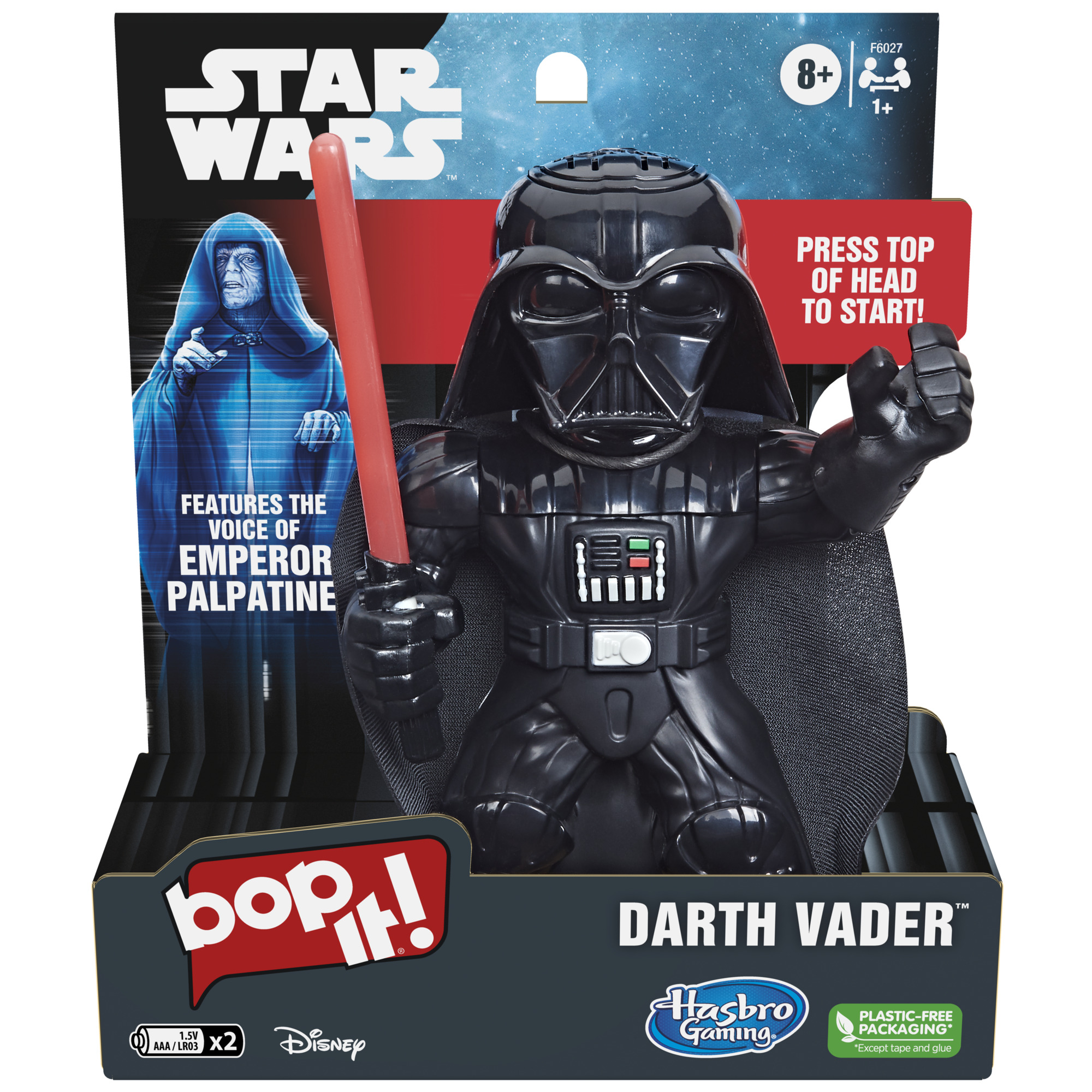 Bop It! Star Wars Darth Vader Edition Game, Features the Voice of Emperor Palpatine, Ages 8 and Up, Only At Walmart - image 1 of 5