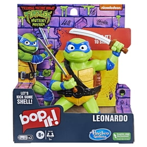 Bop It! Teenage Mutant Ninja Turtles Leonardo Edition Game, 1 or More Players, Ages 8+