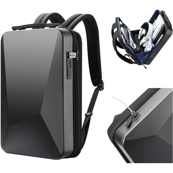 Bopai Gaming Laptop Backpack with TSA Lock & USB Port, 17.3 Inch, for Travel & Work