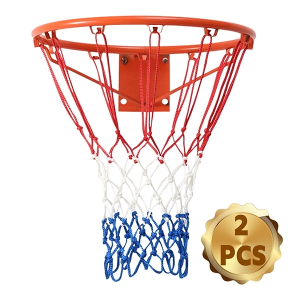 Youersen Basketball Net Replacement, All-Weather Design, Heavy Duty, Outdoor Accessories, 2Pcs