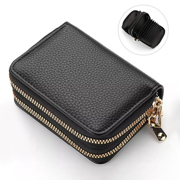 Bopika Credit Card Holder, Wallet for Women, Perfect for Business and Everyday Use, Black