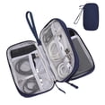 thumbnail image 1 of Youersen Travel Cable Organizer Pouch for Electronic Accessories, Portable Waterproof, Navy, 1 of 6