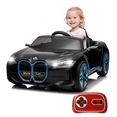 thumbnail image 1 of Bopilon Licensed BMW Kids Ride on Car with Remote Control, 12V Electric Vehicles Car for Toddlers to Drive, 3 Speeds, Bluetooth, Music, LED Light (Black), 1 of 8