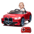 thumbnail image 1 of Bopilon Licensed BMW Kids Ride on Car with Remote Control, 12V Electric Vehicles Car for Toddlers to Drive, 3 Speeds, Bluetooth, Music, LED Light (Red), 1 of 8
