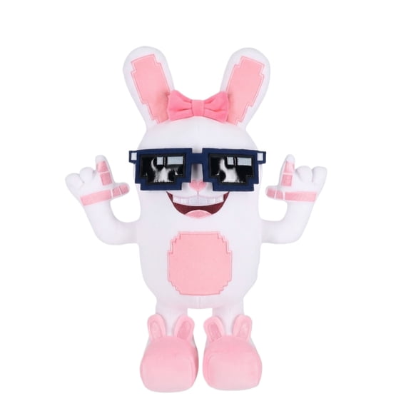 Boppin Bunny Plush 11.8in Soft Plush Rabbit Love Gift Cute Stuffed Animal Toy Premium Fabric PP Cotton Filling for Long Distance Relationship
