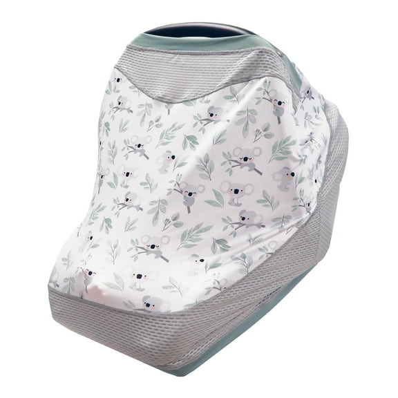 Boppy 4 and More Multi-use Cover, Koala, Quick-dry UPF 50+ Knit and Breathable Mesh, Versatile Cover