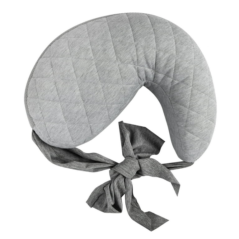 Boppy Anywhere Nursing Pillow Support Soft Gray Walmart