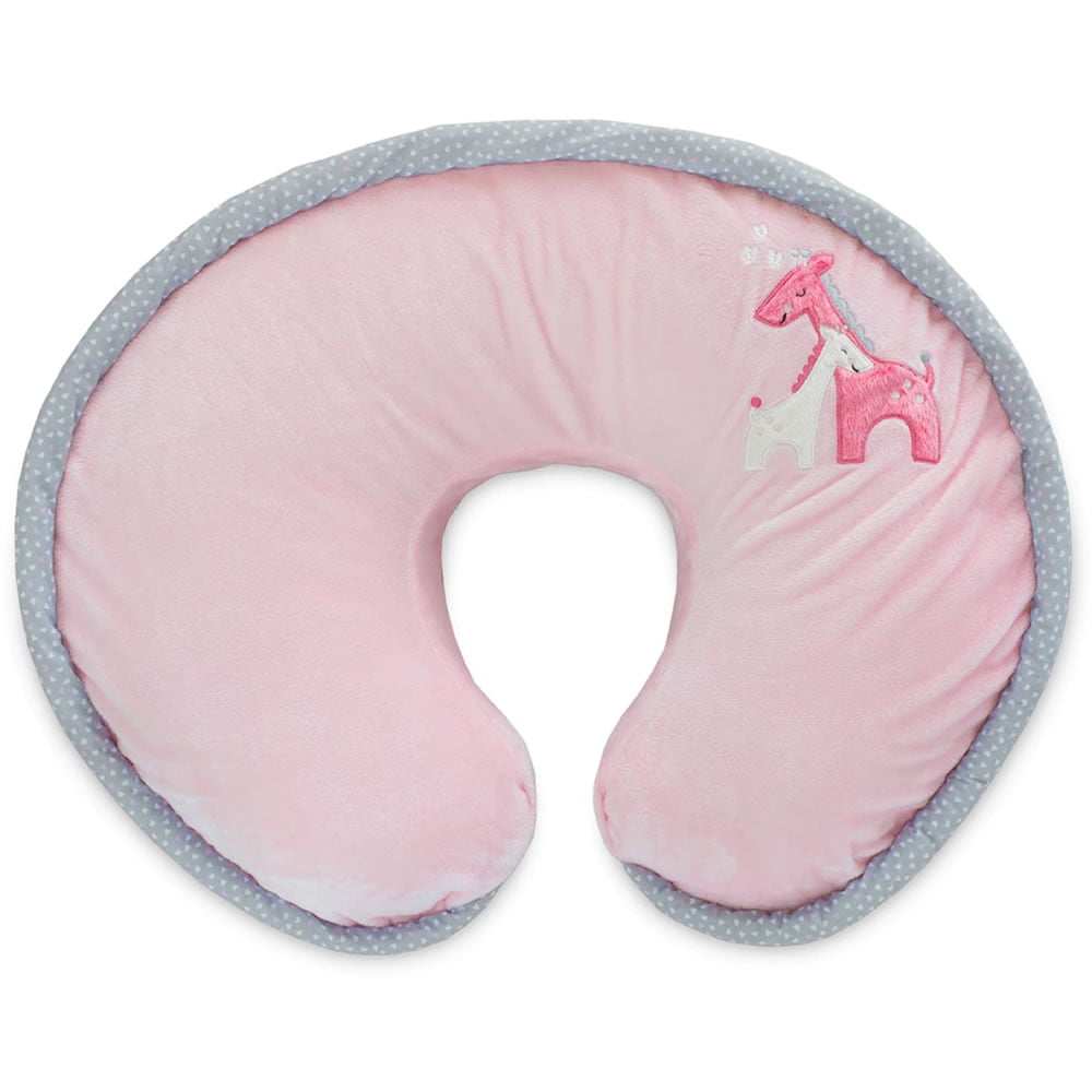 Boppy Luxe Pillow Giraffe Snuggle Pink