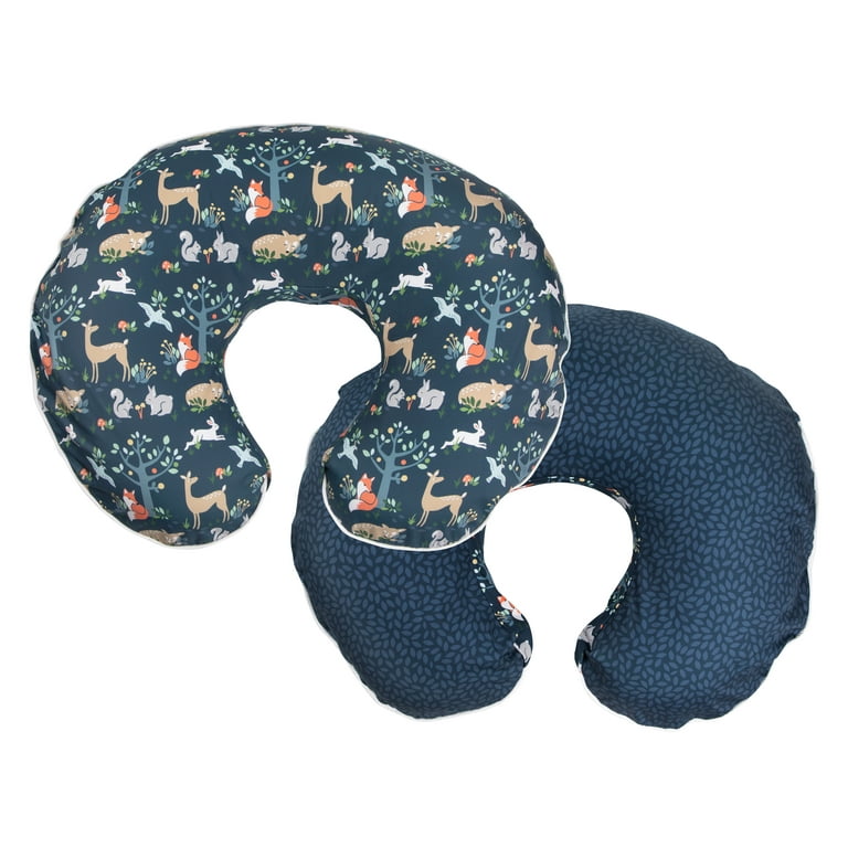 Boppy Nursing Pillow Original Support FKA Nursing Pillow Blue Forest Friends Walmart