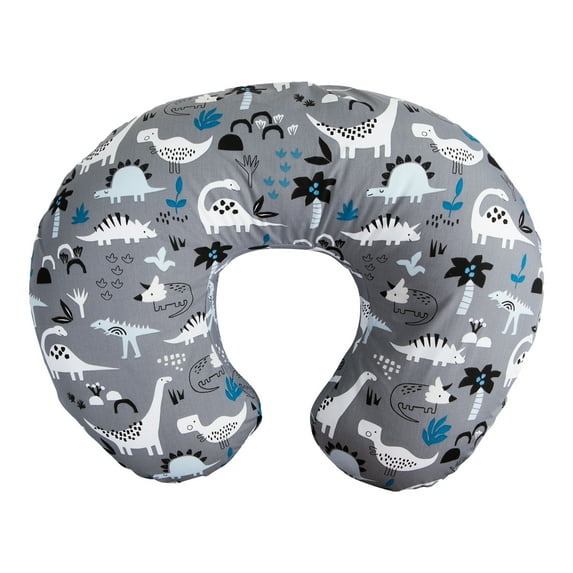 Boppy Nursing Pillow Original Support, Gray Dinosaurs