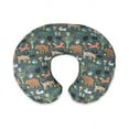 thumbnail image 1 of Boppy Nursing Pillow, Green Forest Animals, Support for Feeding, Removable Cover, Machine Washable, 1 of 3