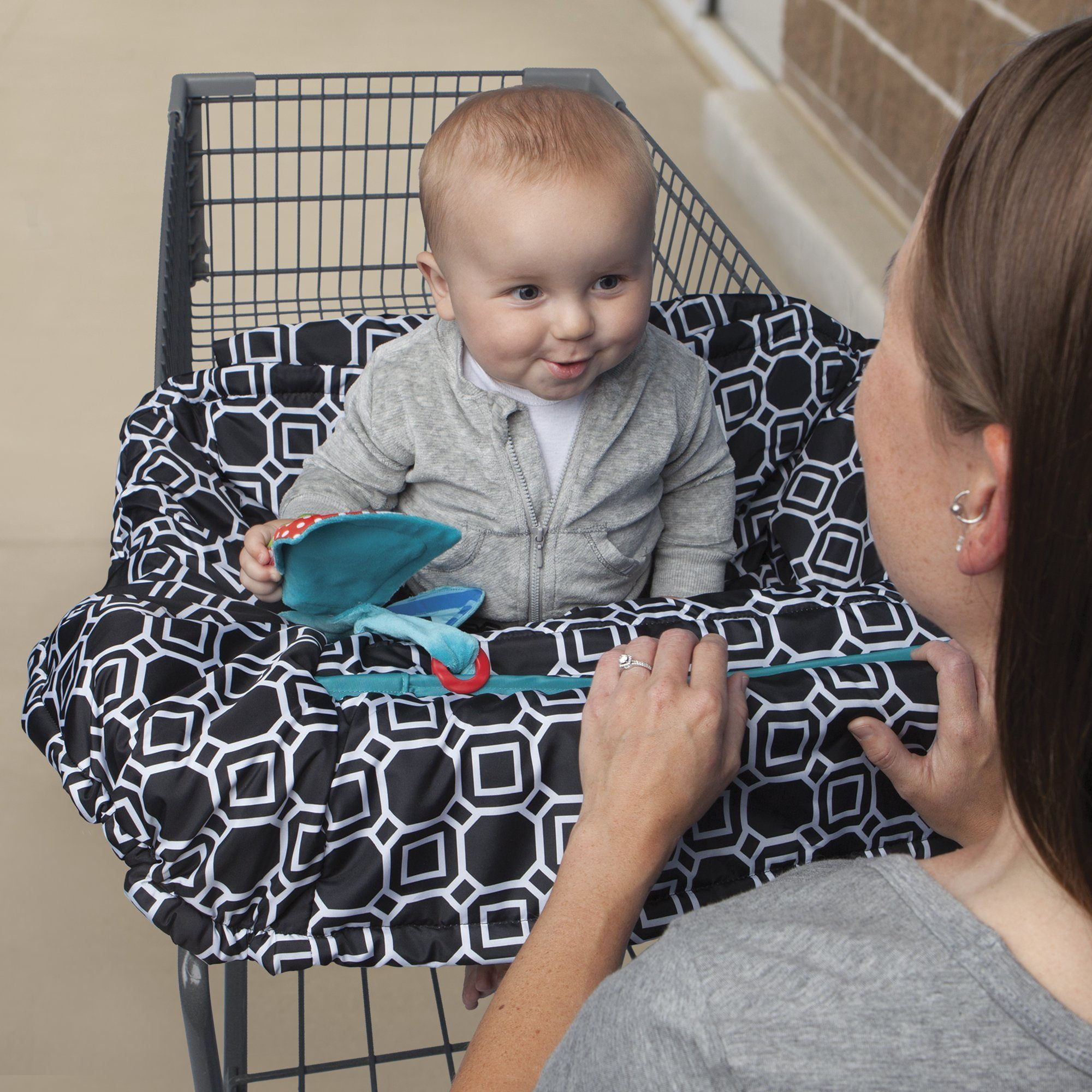 Boppy Shopping Cart Cover City Squares