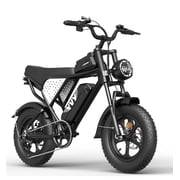 Electric Bike for Adults,750W,Max28Mph & 80 Miles Electric Bicycle,48V 25Ah Disc Brakes 16"Fat Tire E-Bike TUV Rheinland Certified