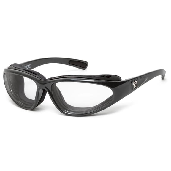 7eye Bora Blue Light Blocking Computer Glasses, UV400, Yellow Computer Lenses, Charcoal