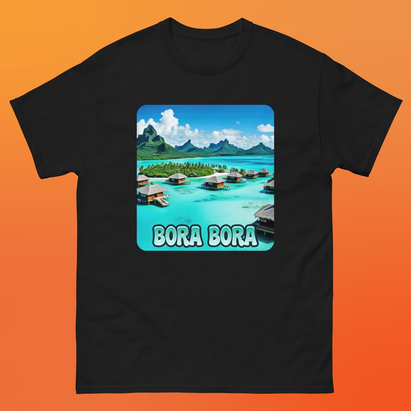 Bora Bora French Polynesia - Unisex Short Sleeve T-Shirt - Walmart.com