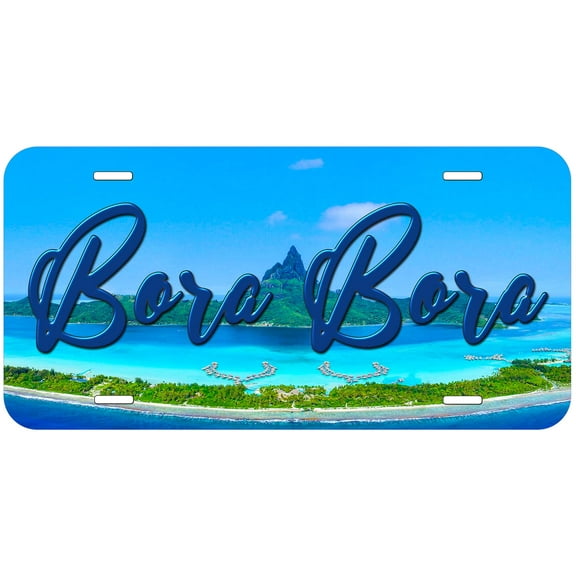Bora Bora TAG01 Novelty Car Auto License Plate
