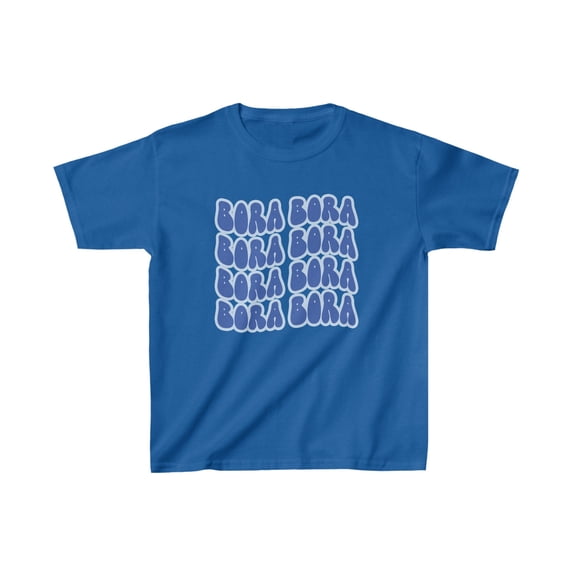 Bora Bora Vacation Trip Kids Shirt Gifts Boys Girls Youth Tee Tshirt