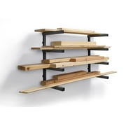 Bora Portamate Wall Mounted Storage Rack 4 Level Black/gray