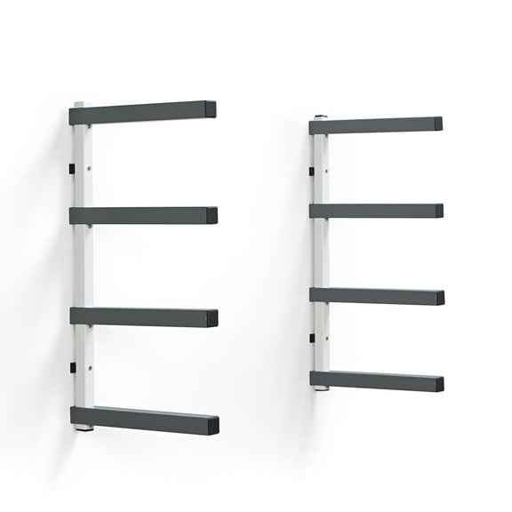 Bora Portamate Wall Mounted Storage Rack 4 Level Gray/white