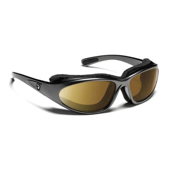 7eye Bora Wind-Blocking Padded Photochromic Sunglasses for Outdoors, UV400, Clear to Gray Lenses, Charcoal
