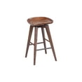 thumbnail image 1 of Boraam Bali Backless Swivel Rubberwood Counter Stool in Cappuccino Finish, 1 of 7