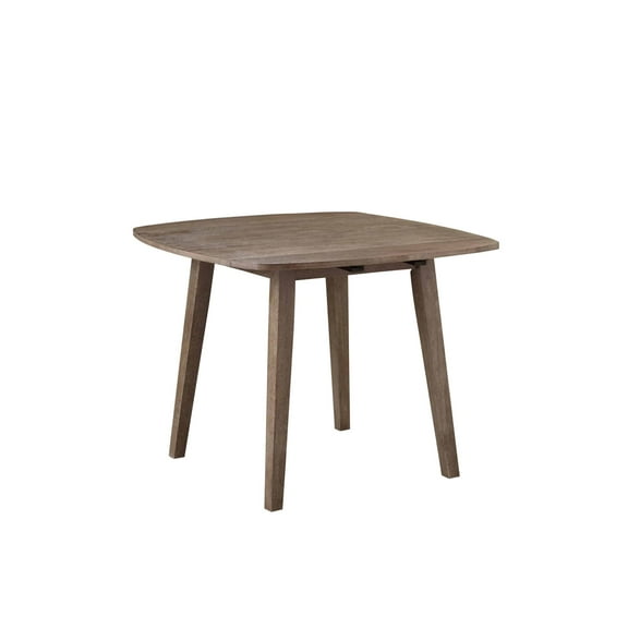 Boraam Boulder Dining Table with Drop Leafs in Barnwood Wire-Brush Finish