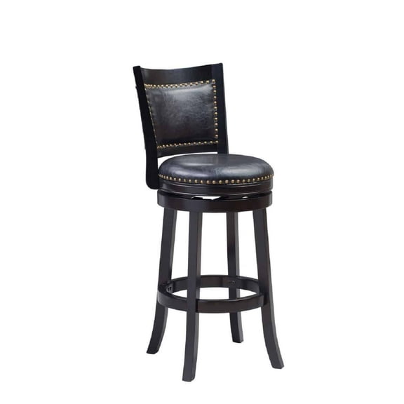 Boraam Bristol Swivel Bar Stool, 29", Multiple Finishes