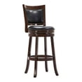 thumbnail image 1 of Boraam Bristol Bar Height Swivel Wood Kitchen Bar Stool - Cappuccino Finish, 1 of 6