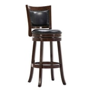 Boraam Bristol Swivel Bar Stool, 29", Multiple Finishes