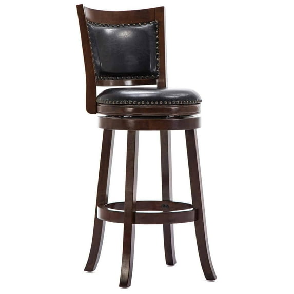 Boraam Bristol Swivel Bar Stool, 29", Set of 2, Multiple Colors