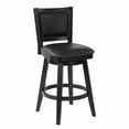 thumbnail image 1 of Boraam Broadmoor Bar Height Swivel Stool - Black, 1 of 7