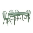 thumbnail image 1 of Boraam Carolina 5-Piece Wood Dining Set in Equestrian Green Finish, 1 of 6