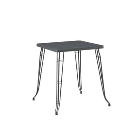 Boraam Carson 42"H Industrial Steel Pub Table - New - Gray Finish