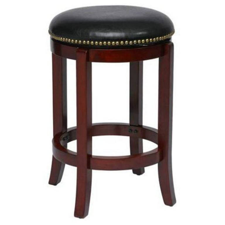 Boraam Cordova 24 in. Backless Swivel Counter Stool Walmart