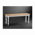 thumbnail image 1 of Boraam  Farmhouse Dining Bench - White And Natural Finish, 1 of 1