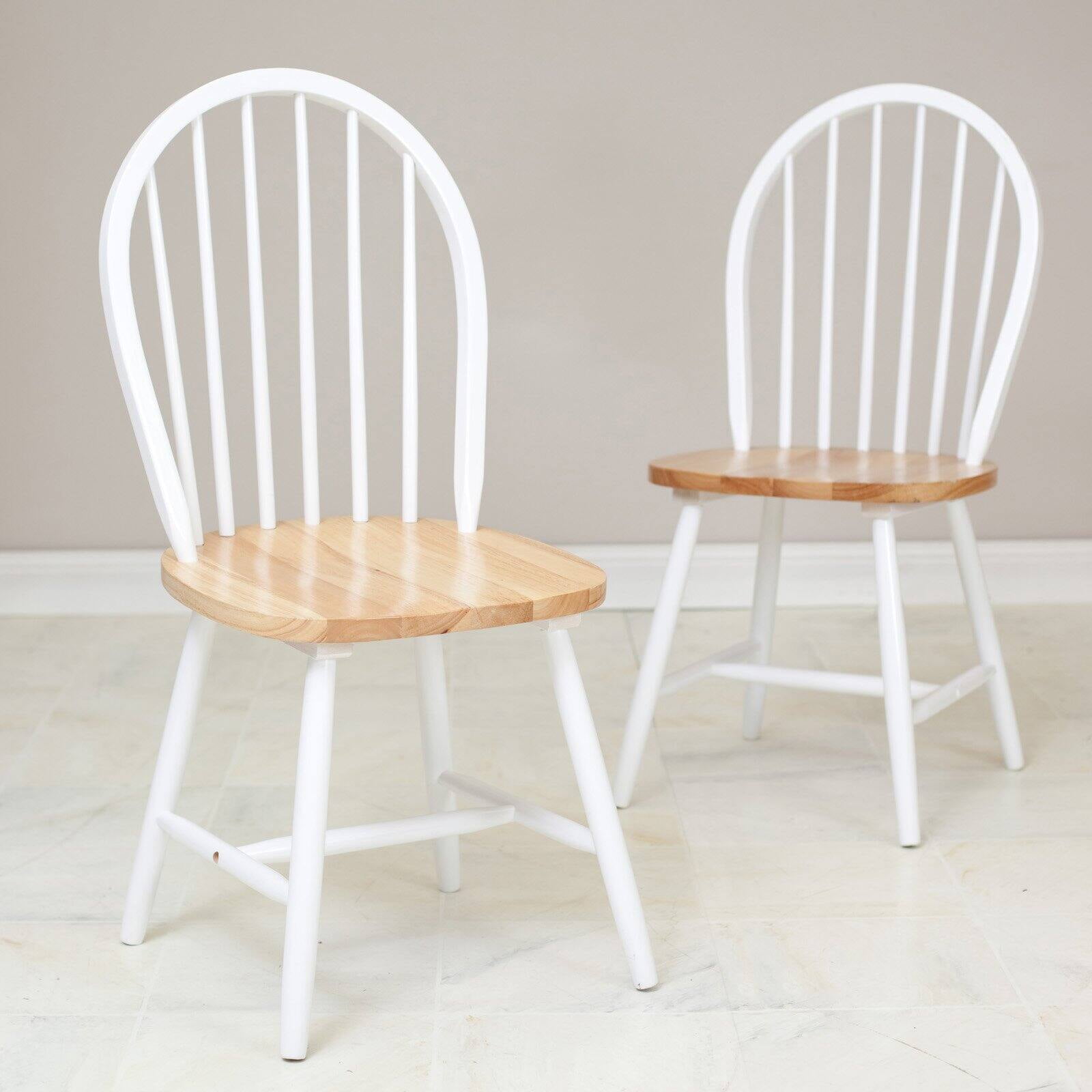 Boraam farmhouse white natural dining table new arrivals