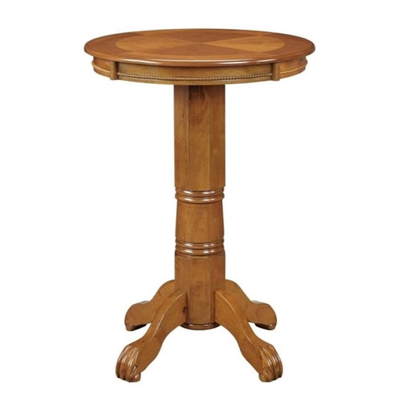 Boraam Florence 42" Height Pub Table - Distressed Brushed Oak