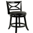 thumbnail image 1 of Boraam Florence Counter Height Swivel Counter Stool - Black Sandthru Finish, 1 of 8