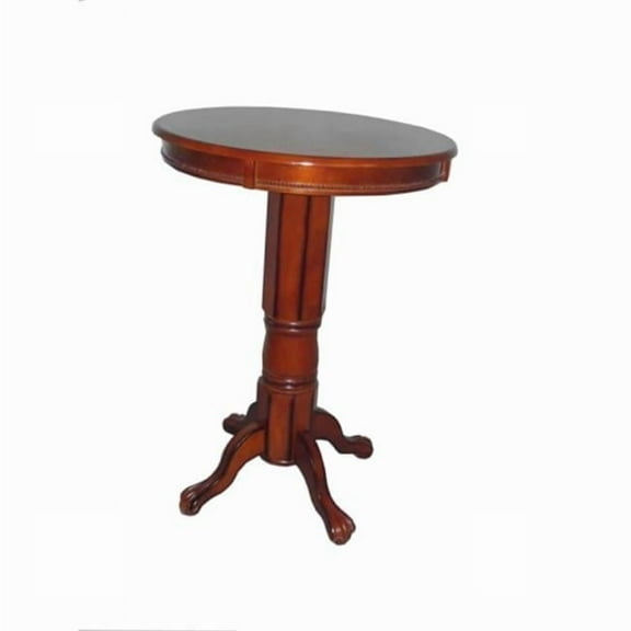 Boraam Florence Pedestal Pub Table - Brandy